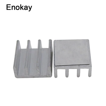 Enokay 10pcs Aluminum Heatsink 11x11x5mm Chip VGA RAM Memory CPU Cooling Cooler 5mm Heat Sink 11mm with 3M Tape High Quality
Enokay 10pcs Aluminum Heatsink 11x11x5mm Chip VGA RAM Memory CPU Cooling Cooler 5mm Heat Sink 11mm with 3M Tape High Quality