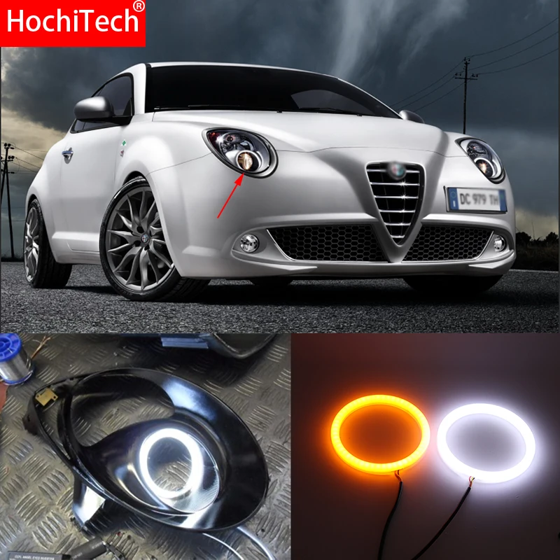 Для Alfa Romeo Mito 2008 2015 белый и янтарный двухцветный хлопок комплект светодиодов