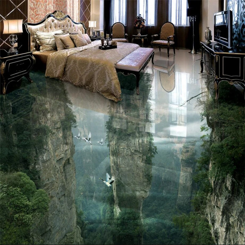 beibehang Custom flooring 3d human fairyland peak cliff living room bathroom decoration painting 3D floor tiles painting
beibehang Custom flooring 3d human fairyland peak cliff living room bathroom decoration painting 3D floor tiles painting