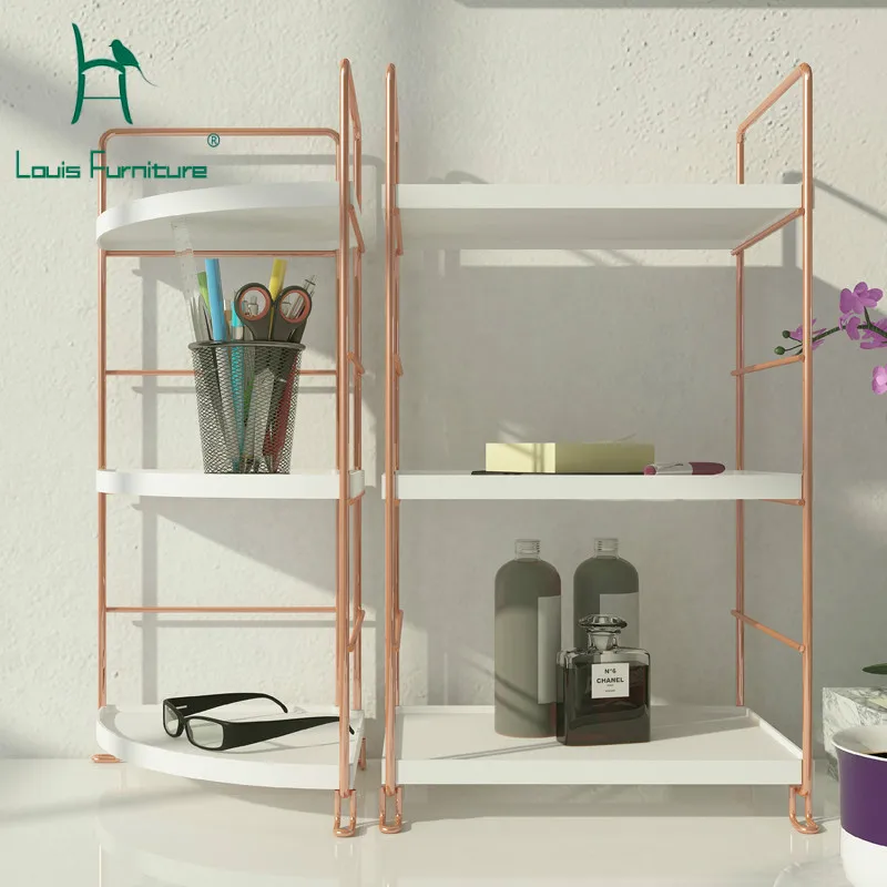 Louis fashion Northern Europe Iron Art Desktop landing bedroom living room bathroom multi-storey storage rack
Louis fashion Northern Europe Iron Art Desktop landing bedroom living room bathroom multi-storey storage rack