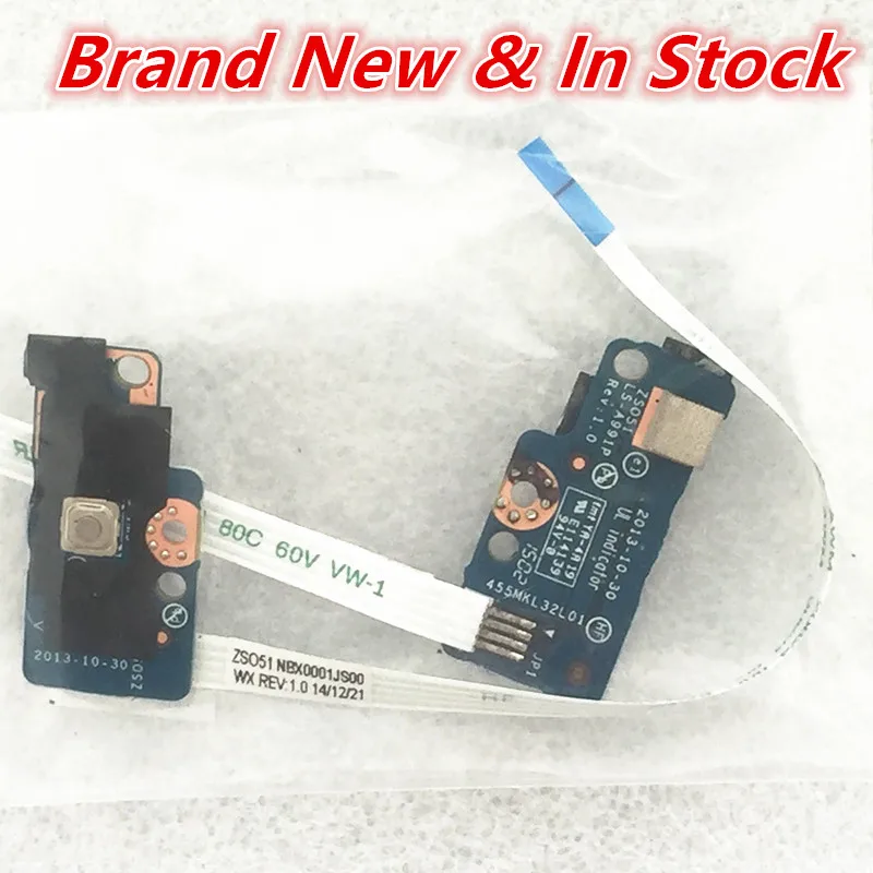 Laptop Power Button Board Cable Switch Cable Flex Cable Switch button cable Board For HP 15-G 15-R 250 256 G3 G4 G5 LS-A991P
Laptop Power Button Board Cable Switch Cable Flex Cable Switch button cable Board For HP 15-G 15-R 250 256 G3 G4 G5 LS-A991P