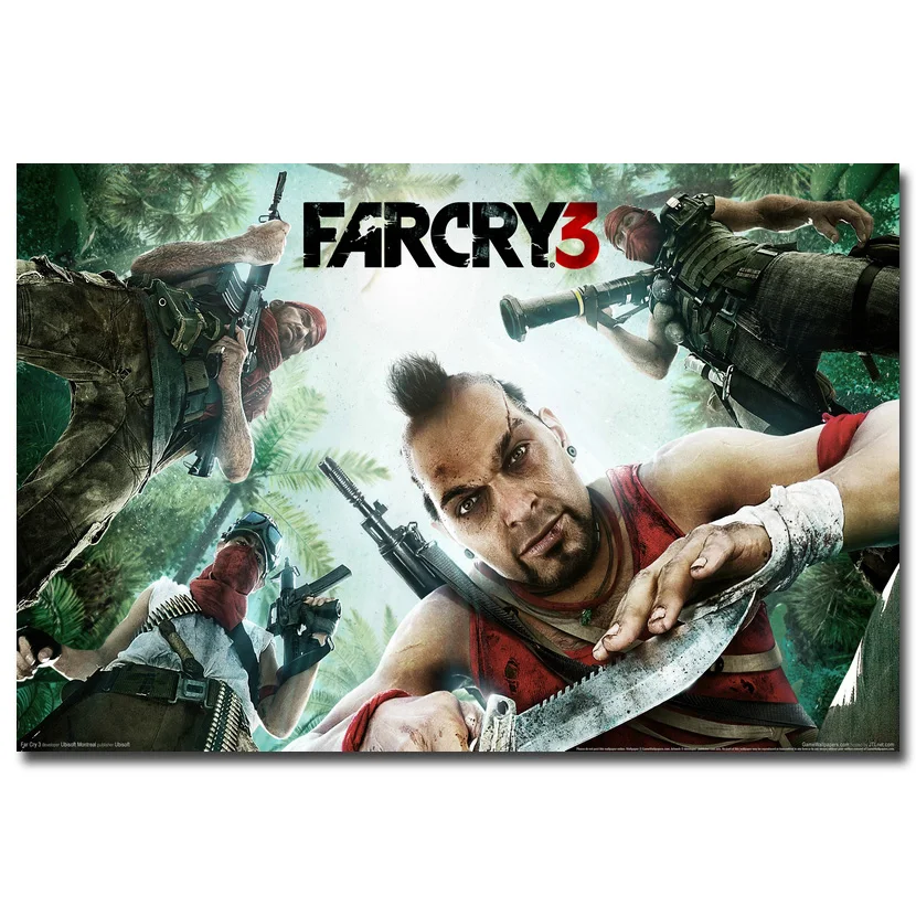 Far Cry 3 Game Silk Fabric Poster Wall Art Print 12x18 24x36 inch Decorative Pictures Wallpaper Living Room Decoration 003
Far Cry 3 Game Silk Fabric Poster Wall Art Print 12x18 24x36 inch Decorative Pictures Wallpaper Living Room Decoration 003