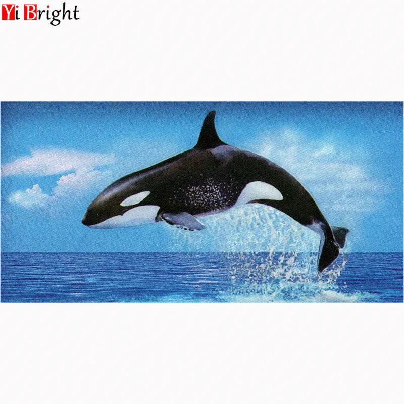 Full Square 5D DIY Diamond Painting animal Killer Whale Diamond Embroidery Cross Stitch Mosaic Rhinestone Home Decor Gift XY12
Full Square 5D DIY Diamond Painting animal Killer Whale Diamond Embroidery Cross Stitch Mosaic Rhinestone Home Decor Gift XY12