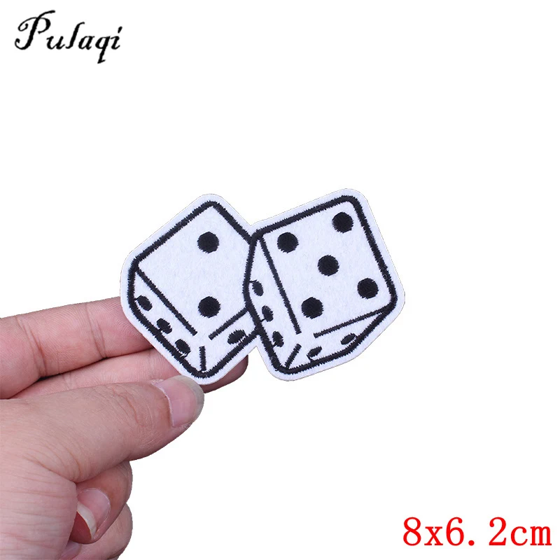 Pulaqi Embroidered Dice Patch Iron On Applique For T - Shirt Clothes DIY Sew On Badge Apparel Sewing Fabric D
Pulaqi Embroidered Dice Patch Iron On Applique For T - Shirt Clothes DIY Sew On Badge Apparel Sewing Fabric D