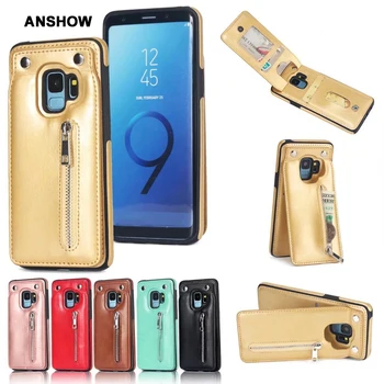 For Iphone XS MAX XR Galaxy S10 S10e Note 9 S9 Plus S8 Card Pocket Wallet Leather Flip Vertical Zipper Slot Case Flip Box 40PCS
For Iphone XS MAX XR Galaxy S10 S10e Note 9 S9 Plus S8 Card Pocket Wallet Leather Flip Vertical Zipper Slot Case Flip Box 40PCS