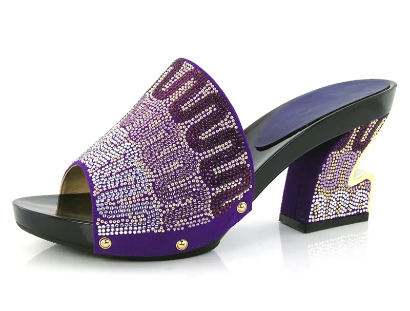 Item No.KL1609-purple Free shipping by DHL,Ladies shoes,african shoe italian design,Italian matching shoes