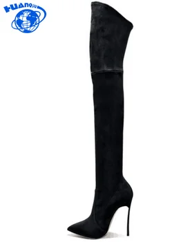 HUANQIU 2017 Autumn Winter Boots Stretch Slim Thigh High Boots Fashion Over the Knee Boots High Heels Shoes Woman Sapatos XT03
HUANQIU 2017 Autumn Winter Boots Stretch Slim Thigh High Boots Fashion Over the Knee Boots High Heels Shoes Woman Sapatos XT03