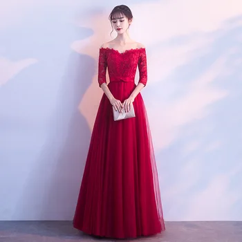 Bride Party Dress Oriental Women Elegant Slim Slash Neck Cheongsam Chinese Style Wedding Long Qipao Luxury Robe Vestido S-XXXL
Bride Party Dress Oriental Women Elegant Slim Slash Neck Cheongsam Chinese Style Wedding Long Qipao Luxury Robe Vestido S-XXXL