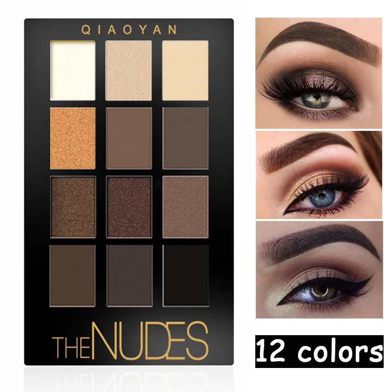 New Nude Color Brand Eyeshadow Palette Waterproof Shimmer Matte Eye Shadow Makeup Eyes 12 Colors
New Nude Color Brand Eyeshadow Palette Waterproof Shimmer Matte Eye Shadow Makeup Eyes 12 Colors