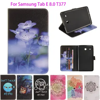 New PU leather + silicon back cover For 8" Samsung Galaxy Tab E 8.0 T377 SM-T377V T375 Case Cartoon Print tablet stand Funda
New PU leather + silicon back cover For 8" Samsung Galaxy Tab E 8.0 T377 SM-T377V T375 Case Cartoon Print tablet stand Funda