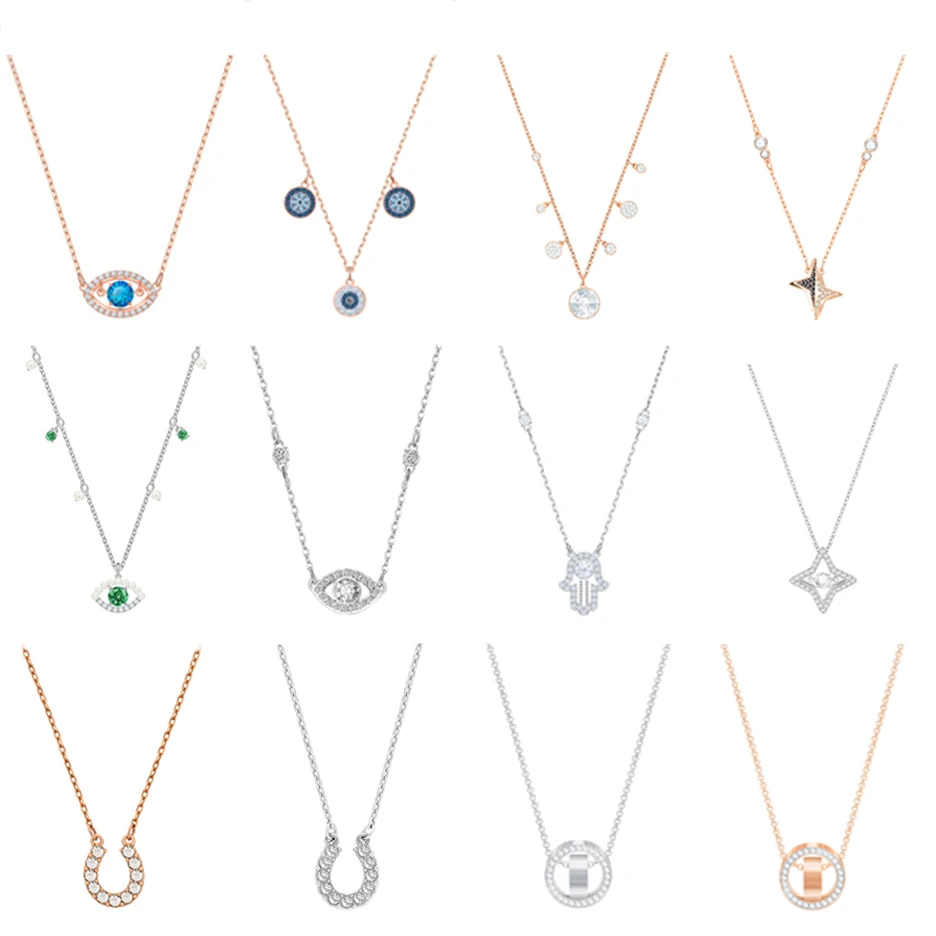 High Quality 1:1 Original Necklace SWA Jewelry Mysterious Elements Lucky Horseshoe Devil Eyes DIY Pendant Necklace Wholesale
High Quality 1:1 Original Necklace SWA Jewelry Mysterious Elements Lucky Horseshoe Devil Eyes DIY Pendant Necklace Wholesale