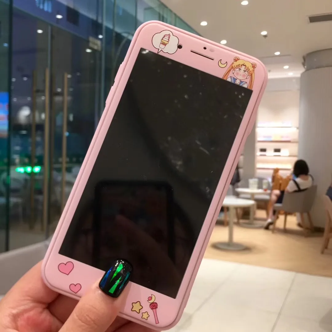 Screen Protector for iPhone 7 8 6 6S Plus 9H 3D Tempered Glass Sailor Moon Cardcaptor Sakura Flowers Pattern Film
Screen Protector for iPhone 7 8 6 6S Plus 9H 3D Tempered Glass Sailor Moon Cardcaptor Sakura Flowers Pattern Film