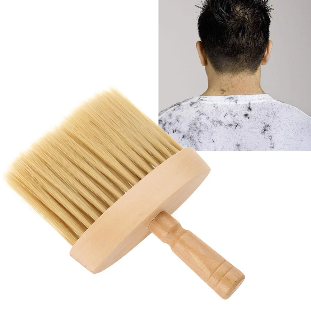 Щетка для лица и шеи щетка чистки волос в салоне деревянная инструмент вырезания