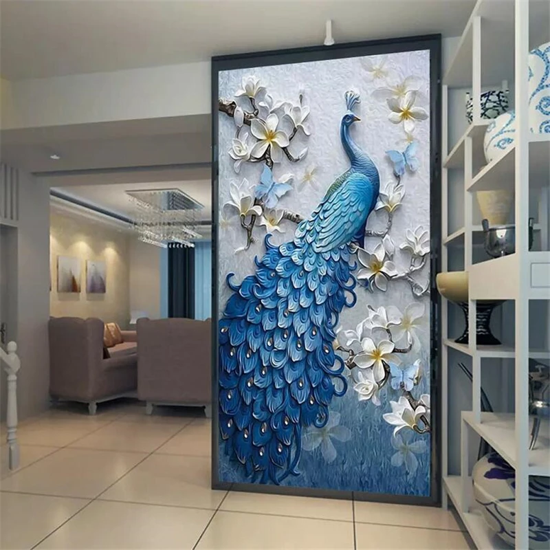 beibehang Custom wallpaper 3d photo mural modern fresh embossed oil painting peacock porch TV background decorative 3d wallpaper
beibehang Custom wallpaper 3d photo mural modern fresh embossed oil painting peacock porch TV background decorative 3d wallpaper