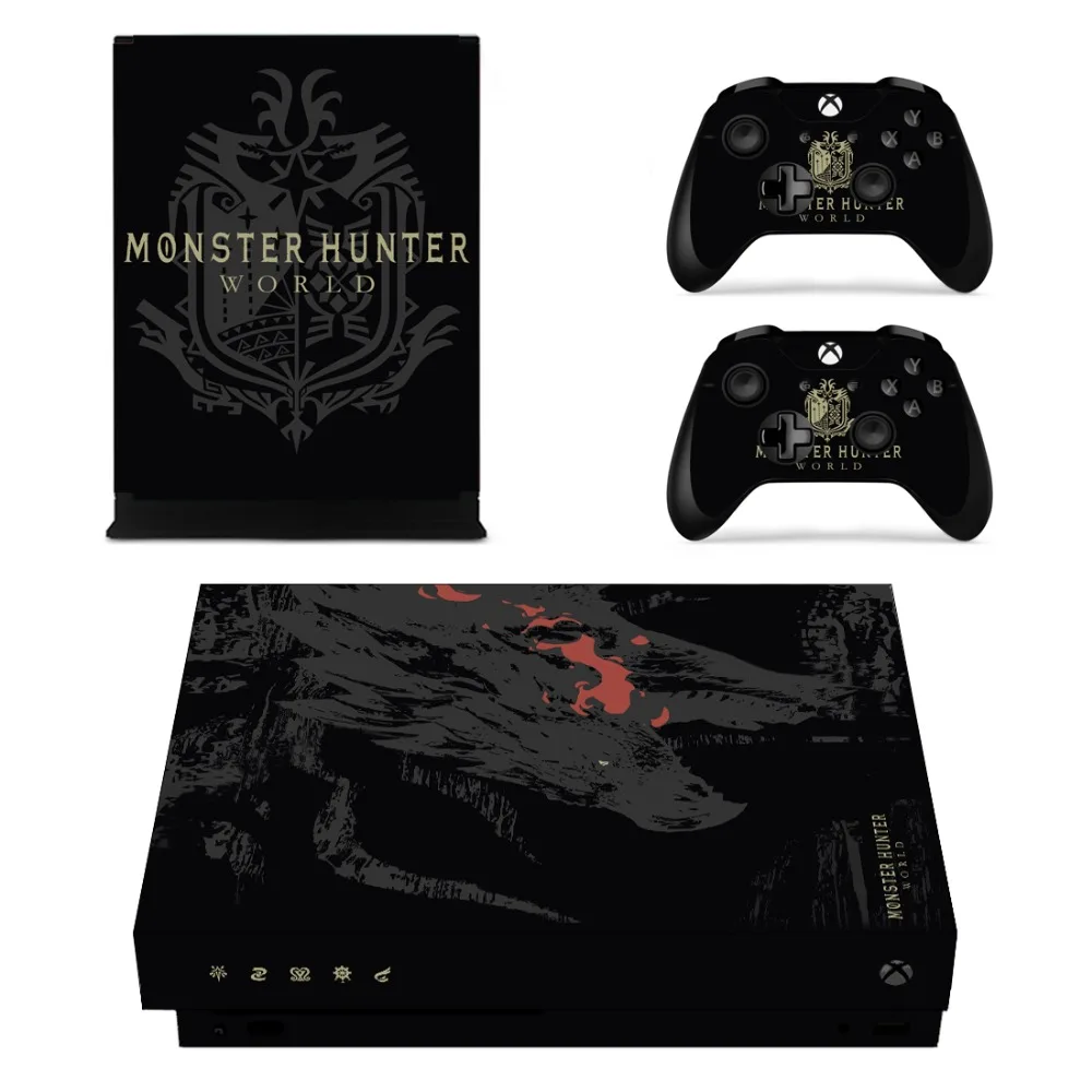 Monster Hunter World MHW Faceplates Skin Console & Controller Decal Stickers for Xbox One X Console + Controller Skin Sticker
Monster Hunter World MHW Faceplates Skin Console & Controller Decal Stickers for Xbox One X Console + Controller Skin Sticker