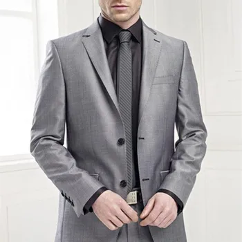 2017 Classic Grey Groom Tuxedos Elegant Men Suit For Wedding 2017 Business Men Work Wear Formal Suits (Jacket+Pants+Tie)
2017 Classic Grey Groom Tuxedos Elegant Men Suit For Wedding 2017 Business Men Work Wear Formal Suits (Jacket+Pants+Tie)