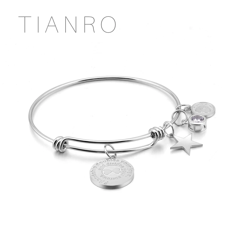 TIANRO High-quality stainless steel bracelet plating Rhodium men and women ink painting bangle jewelry TRB0015W
TIANRO High-quality stainless steel bracelet plating Rhodium men and women ink painting bangle jewelry TRB0015W