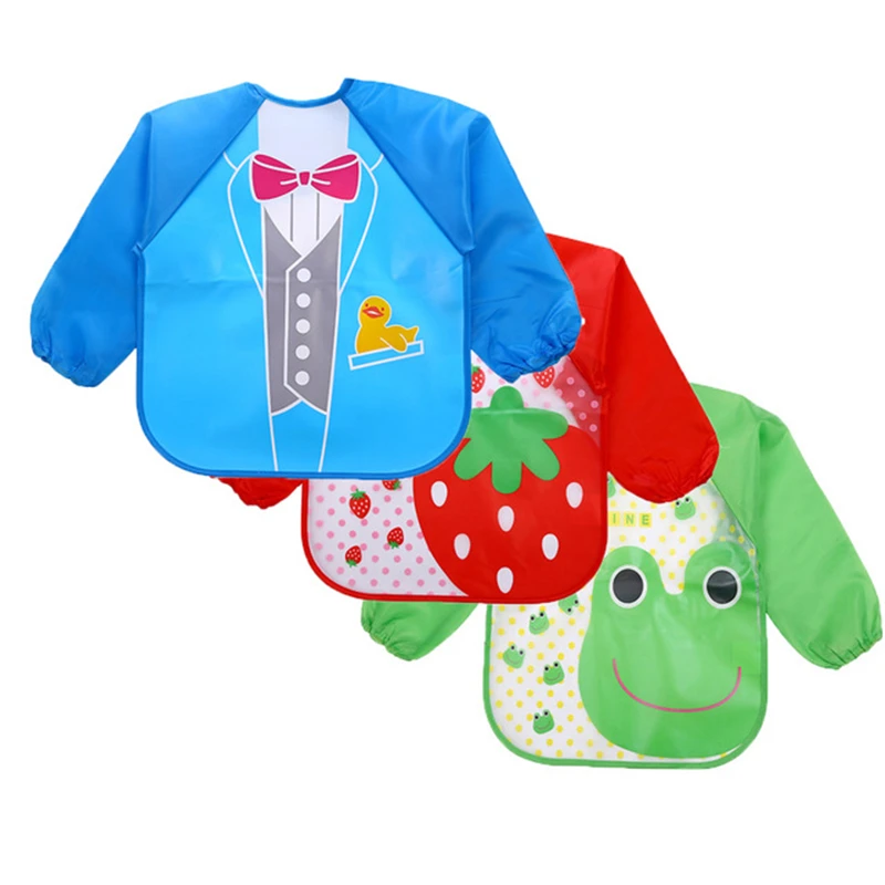 Cartoon Baby Bibs Colorful Long Sleeve Apron Waterproof Toddler Feeding Bibs Burp Cloths Children Painting Clothes Bib Baby
Cartoon Baby Bibs Colorful Long Sleeve Apron Waterproof Toddler Feeding Bibs Burp Cloths Children Painting Clothes Bib Baby