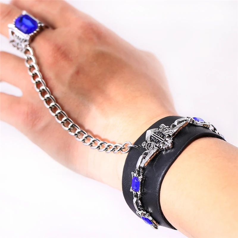 J Store 3 Colors Punk Kuroshitsuji Black Butler Bracelets Hot Animal Leather Bracelet Cosplay Jewelry For Fans Party Accessories
J Store 3 Colors Punk Kuroshitsuji Black Butler Bracelets Hot Animal Leather Bracelet Cosplay Jewelry For Fans Party Accessories
