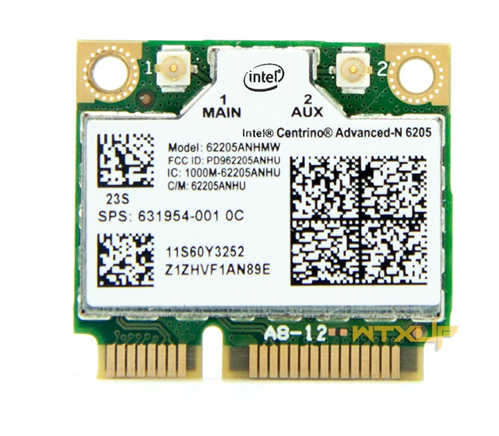 300Mbps Wireless Wifi Mini PCI-E Card for Centrino Advanced-N 6205 62205HMW for ThinkPad X220 X220I T420 T520 W520 L420 60Y3253
300Mbps Wireless Wifi Mini PCI-E Card for Centrino Advanced-N 6205 62205HMW for ThinkPad X220 X220I T420 T520 W520 L420 60Y3253