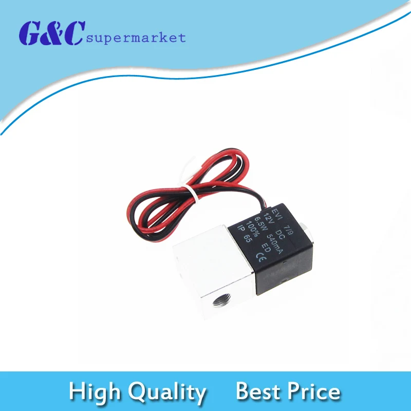 Aluminum 1/4" 2 Way Normally Closed Pneumatic Electric Solenoid Air Valve 12V DC
Aluminum 1/4" 2 Way Normally Closed Pneumatic Electric Solenoid Air Valve 12V DC