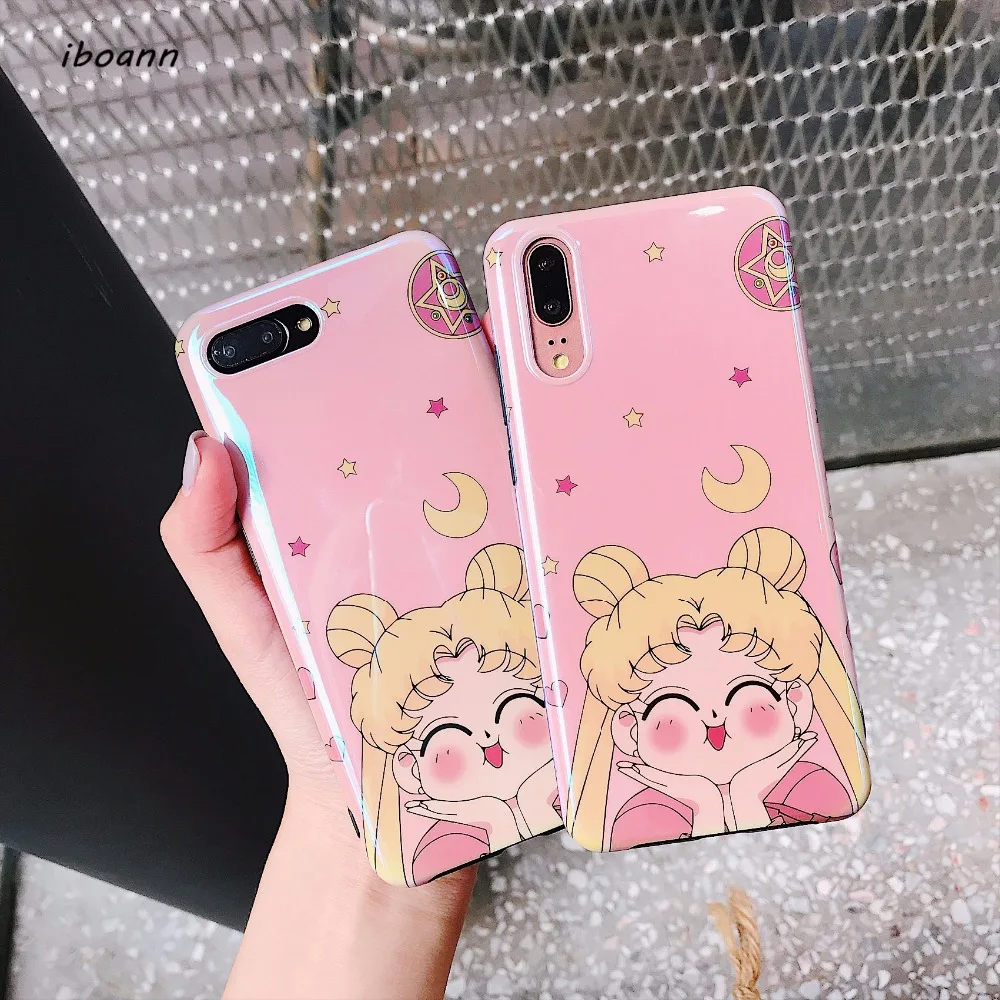 iboann IMD cute Sailor Moon cartoon soft gel Smooth tpu case for huawei P20 mate 10 pro honor 10 nova 2s cases
iboann IMD cute Sailor Moon cartoon soft gel Smooth tpu case for huawei P20 mate 10 pro honor 10 nova 2s cases