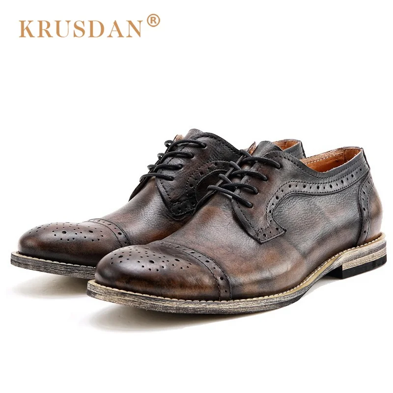 2017 hot handmade Men's Derby Shoes Men Flat Rushed Retro Custom Fashion casual Luxury Lace Up Real Cow Leather Original Design
2017 hot handmade Men's Derby Shoes Men Flat Rushed Retro Custom Fashion casual Luxury Lace Up Real Cow Leather Original Design