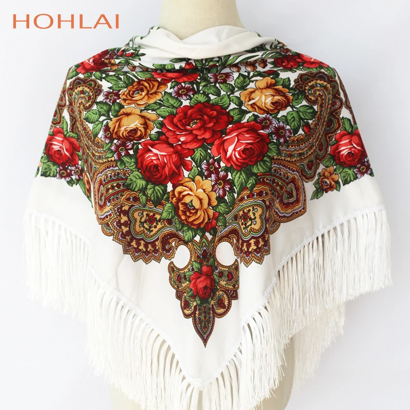 Luxury Brand Retro Style Cotton Printing HandkerchiefOversize Square Blankets Russian Women Wedding Tassel Scarf Autumn Shawl
Luxury Brand Retro Style Cotton Printing HandkerchiefOversize Square Blankets Russian Women Wedding Tassel Scarf Autumn Shawl
