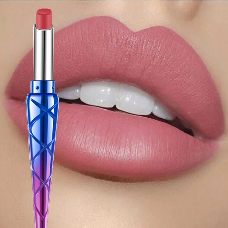 handaiyan Mermaid Women Lipstick Colors Luxury Makeup Waterproof Pigmented Pink Nude Lipstick Matte Long Lasting Makeup
handaiyan Mermaid Women Lipstick Colors Luxury Makeup Waterproof Pigmented Pink Nude Lipstick Matte Long Lasting Makeup