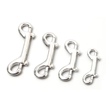 Double Ended Snaps Hooks Scuba Diving 65mm 90mm 100mm 115mm 316 Stainless Steel Hook Double Ended Bolt Snap Buckle Metal Clip 
Double Ended Snaps Hooks Scuba Diving 65mm 90mm 100mm 115mm 316 Stainless Steel Hook Double Ended Bolt Snap Buckle Metal Clip