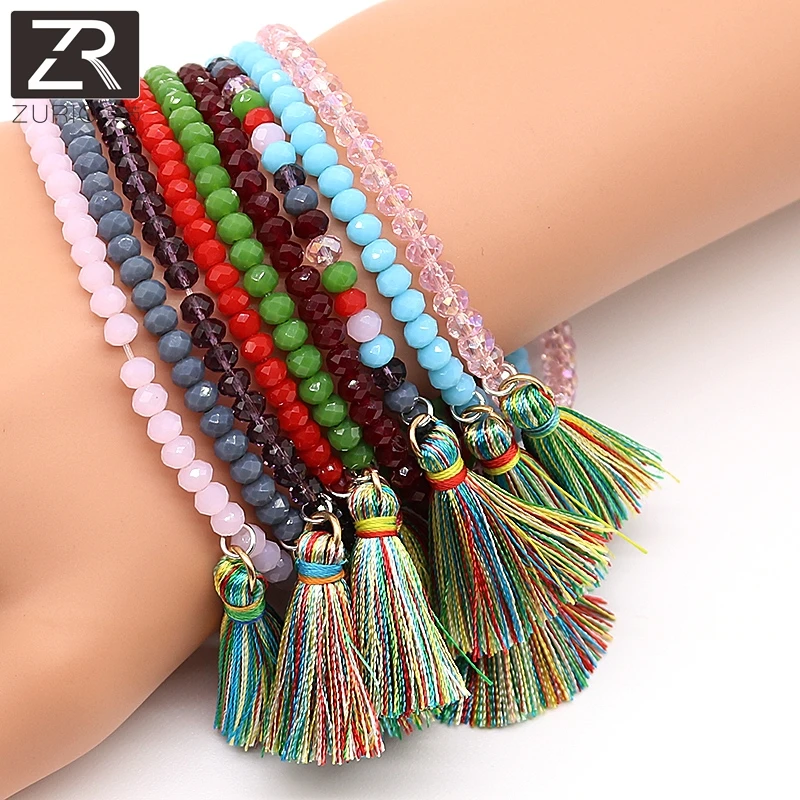 Boho 9 Colors Crystal Beads Bracelets Multicolor Tassl Beaded Bracelets Handmade Bangles Style Girls Gift Wholesale
Boho 9 Colors Crystal Beads Bracelets Multicolor Tassl Beaded Bracelets Handmade Bangles Style Girls Gift Wholesale