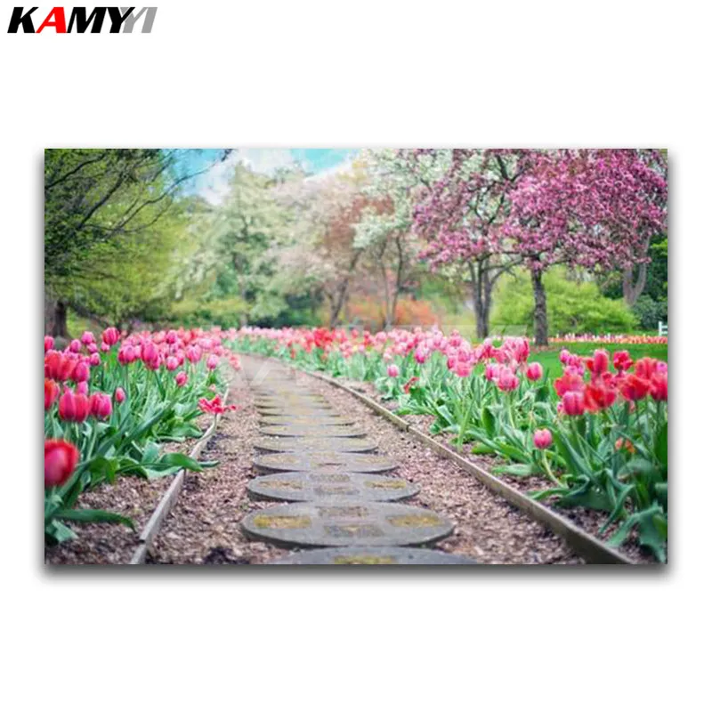 DIY 3D Diamond painting scenery Full Diamond mosaic train track Full Square Diamond embroidery Cross stitch Red flowers
DIY 3D Diamond painting scenery Full Diamond mosaic train track Full Square Diamond embroidery Cross stitch Red flowers