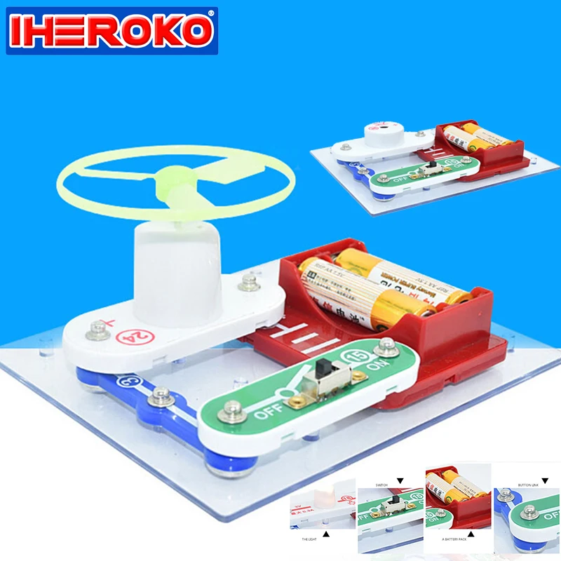Integrated Circuits Electronics Discovery Kit for Children Building Blocks Educational Toy Physics Learning Development Toy
Integrated Circuits Electronics Discovery Kit for Children Building Blocks Educational Toy Physics Learning Development Toy
