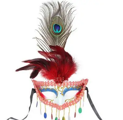 SPR Peacock feather MASK Venetian High quality Mask 10pcs/lot -6 color can choose
SPR Peacock feather MASK Venetian High quality Mask 10pcs/lot -6 color can choose