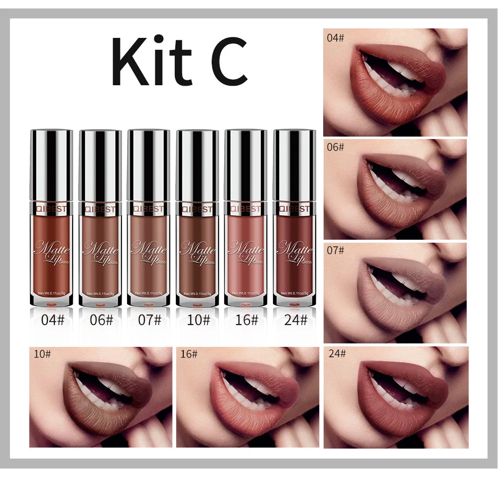 6 Pcs/Set Liquid Lipstick Sexy Colors Lip Makeup Christmas Gift Lip Gloss Matte Set Waterproof Long Lasting Velvet Lipgloss Lip
6 Pcs/Set Liquid Lipstick Sexy Colors Lip Makeup Christmas Gift Lip Gloss Matte Set Waterproof Long Lasting Velvet Lipgloss Lip
