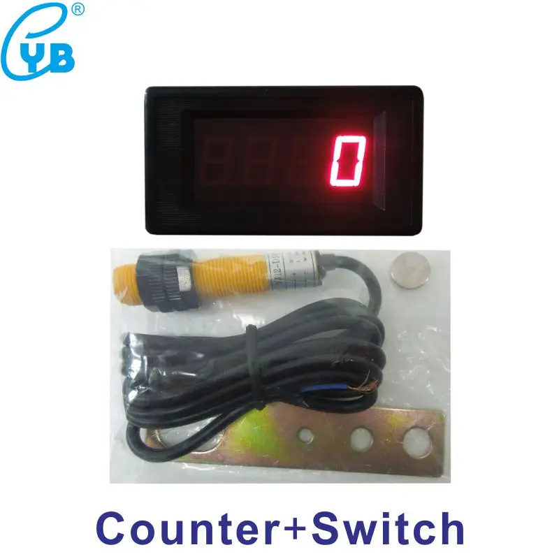 LED Electrical Counter Accumulation DC 12V LED 4-digits Digital Counter Include Magnetic Switch Set Magnet Punch Machine 0.56''
LED Electrical Counter Accumulation DC 12V LED 4-digits Digital Counter Include Magnetic Switch Set Magnet Punch Machine 0.56''