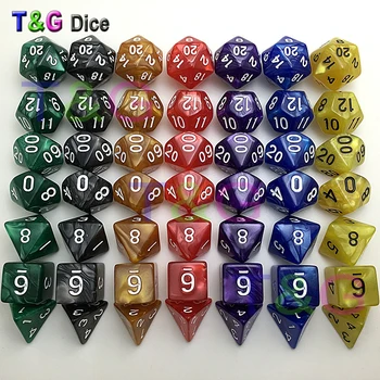 7pc/bag High Quality Multi-Sided Dice With Pearlized Effect D4,6,8,10,10%,12,20 dice sets ,RPG DND Game Dice
7pc/bag High Quality Multi-Sided Dice With Pearlized Effect D4,6,8,10,10%,12,20 dice sets ,RPG DND Game Dice
