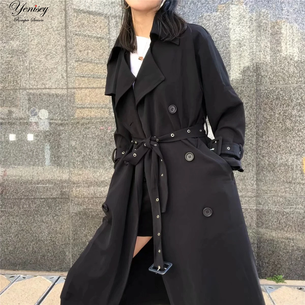 Z0920T11 Europe and the United States fall 2018 New England wind system with closed waist long trench coat. "8925
Z0920T11 Europe and the United States fall 2018 New England wind system with closed waist long trench coat. "8925