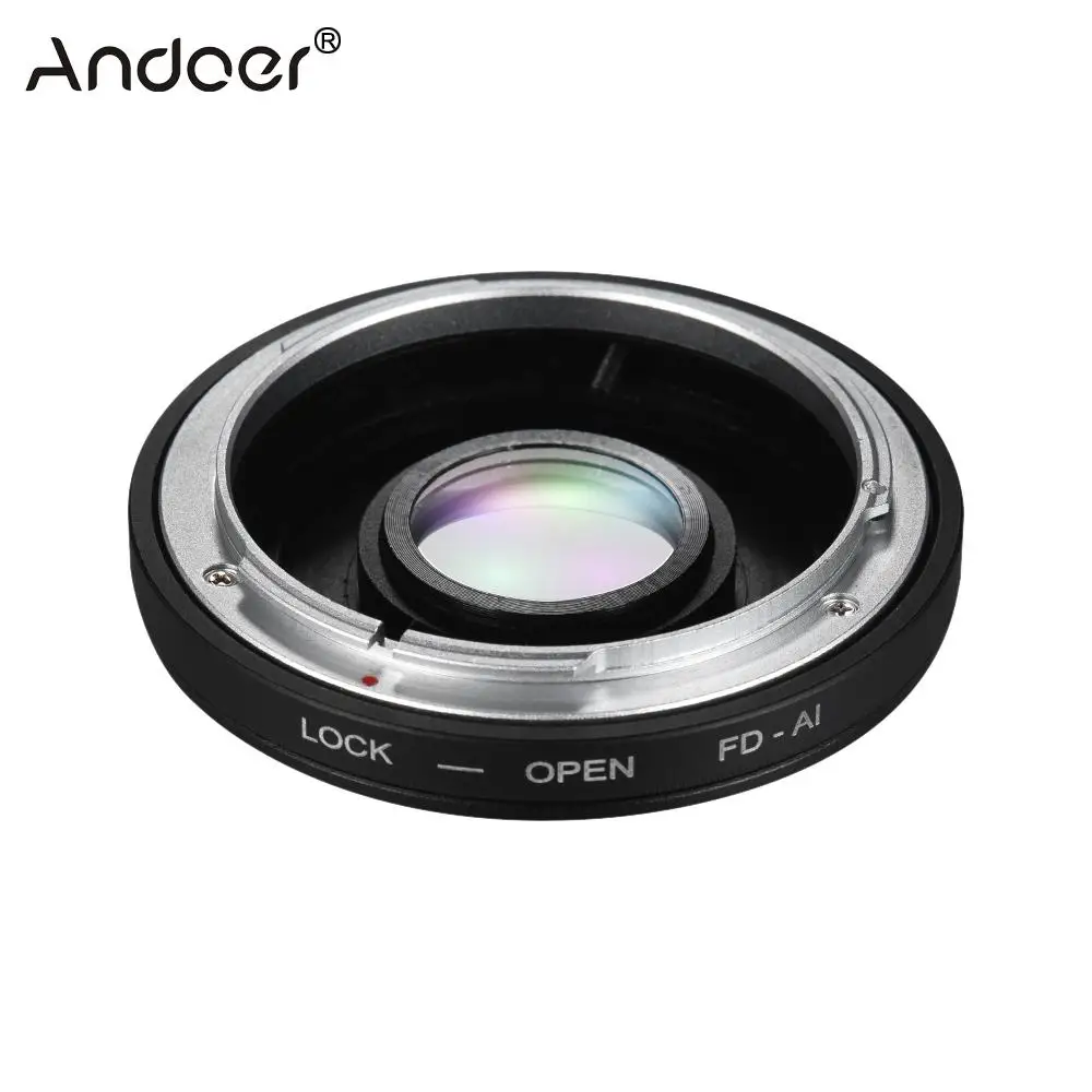 Andoer FD-AI Lens Mount Camera Lens Adapter Ring for Canon FD Mount Lens for Nikon AI F-Mount SLR Camera Body for Macro Shooting
Andoer FD-AI Lens Mount Camera Lens Adapter Ring for Canon FD Mount Lens for Nikon AI F-Mount SLR Camera Body for Macro Shooting