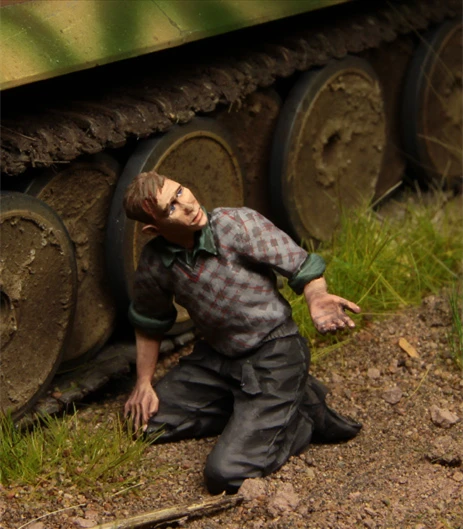 Экипаж танцора в масштабе 1/35 GK164 разобранном виде Курск Набор фигурок модель 1