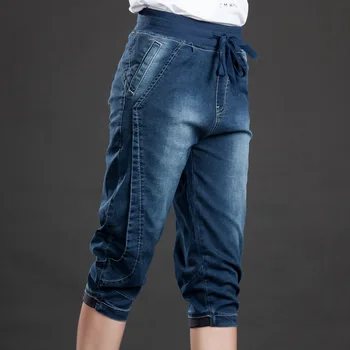 Mid Elastic Waist Cotton Straight Denim Pants women Blue Fashion Ripped Jeans Woman Plus Size 5XL Loose vintage Trousers Women
Mid Elastic Waist Cotton Straight Denim Pants women Blue Fashion Ripped Jeans Woman Plus Size 5XL Loose vintage Trousers Women
