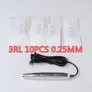 10piece/lot 3RL 0.25MM Needles Permanent Makeup tattoo Eyebrow needles Microblading lip manual supply needle
10piece/lot 3RL 0.25MM Needles Permanent Makeup tattoo Eyebrow needles Microblading lip manual supply needle