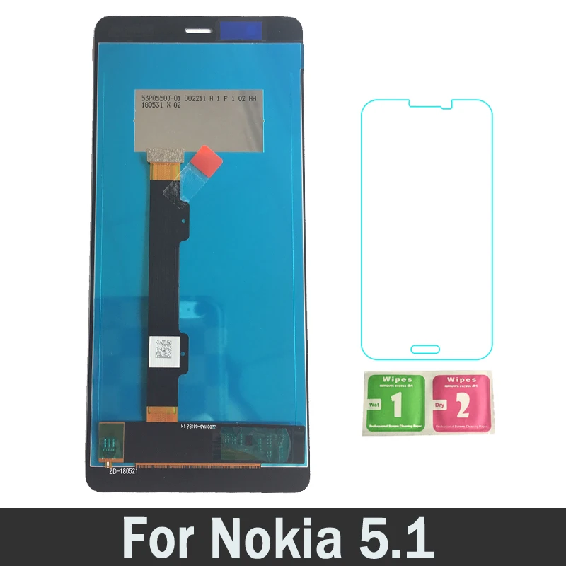 New LCD Display Touch Screen Digitizer Assembly LCDs For Nokia 5.1 Replacement Parts 100% Tested High Quality For Nokia 5.1
New LCD Display Touch Screen Digitizer Assembly LCDs For Nokia 5.1 Replacement Parts 100% Tested High Quality For Nokia 5.1