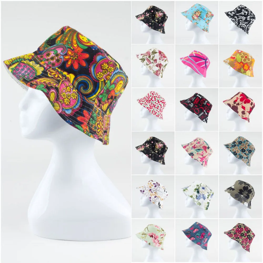 1pcs Brand Spring Women Hat Cap Men Bucket Hat Flat Ladies Sun Hat Male Floral Female Summer Hip Hop Panama Cap
1pcs Brand Spring Women Hat Cap Men Bucket Hat Flat Ladies Sun Hat Male Floral Female Summer Hip Hop Panama Cap