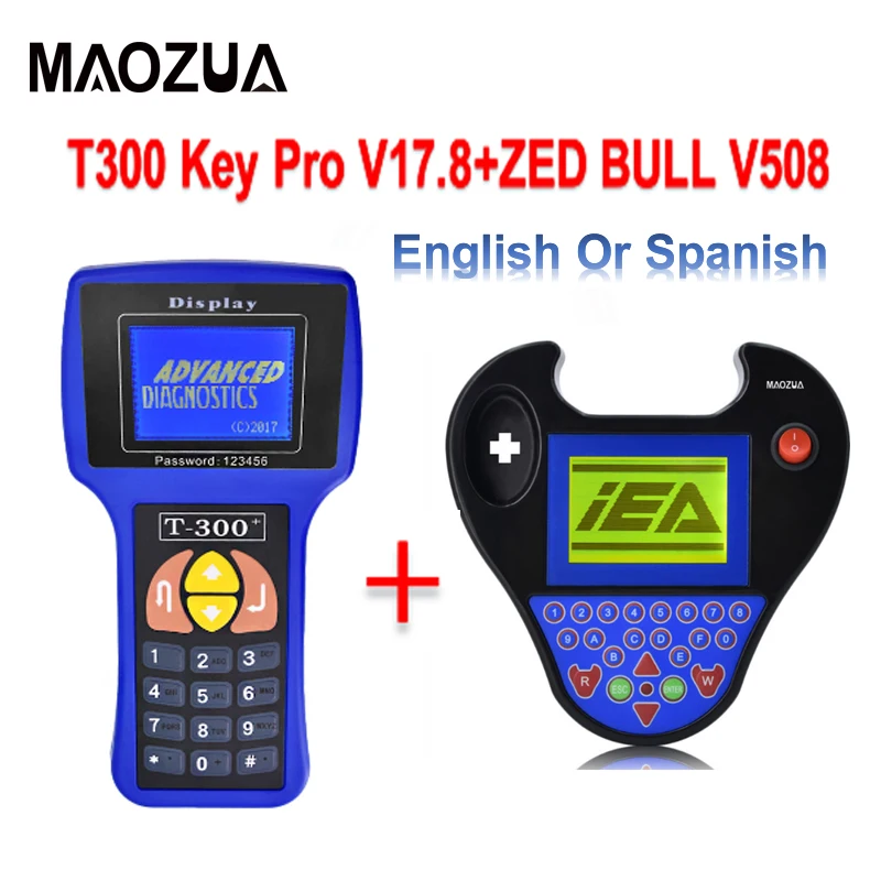 Maozua Newest T-300 T300 Auto Key Programmer T Code Decoder 300 Software V17.8 OBD2 Car Key Programmer English Spanish Optional
Maozua Newest T-300 T300 Auto Key Programmer T Code Decoder 300 Software V17.8 OBD2 Car Key Programmer English Spanish Optional