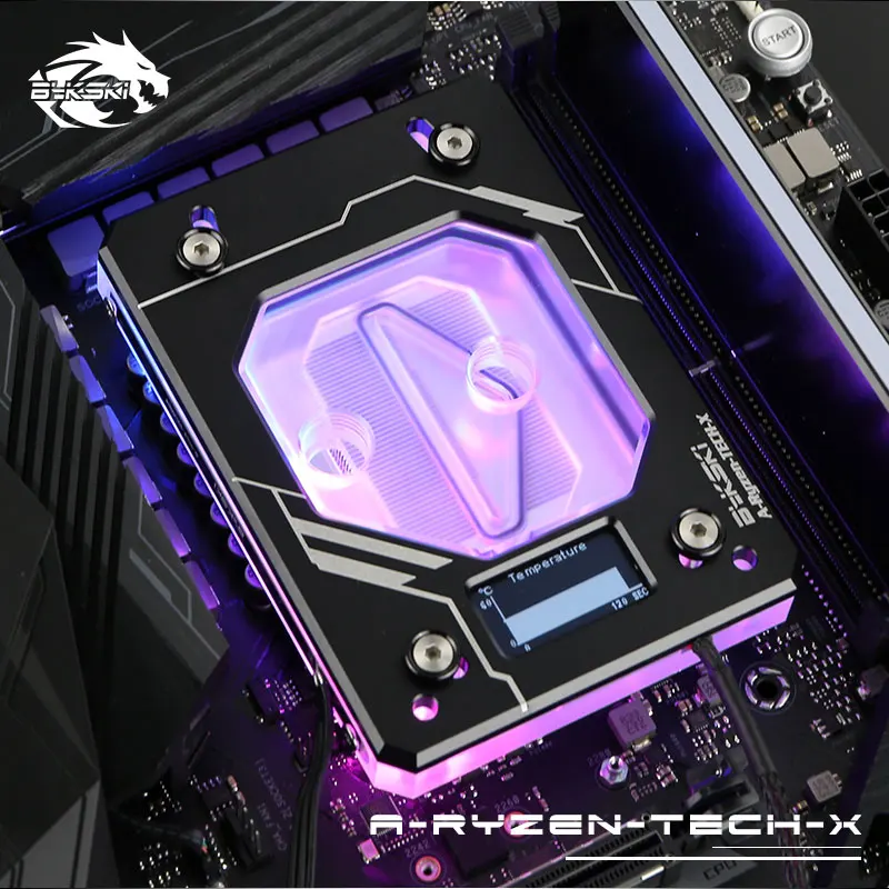 Bykski A-RYZEN-TECH-X, For AM3/AM4 X399 Temperature Digital Monitoring Water Block, Monitor Temperature In Real Time
Bykski A-RYZEN-TECH-X, For AM3/AM4 X399 Temperature Digital Monitoring Water Block, Monitor Temperature In Real Time