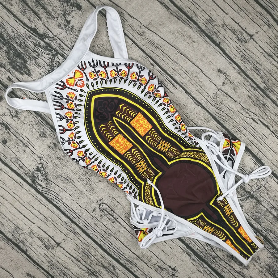 African One Piece Swimsuit 2019 Dashiki Print Swimwear Women High Cut Trikini Thong Monokini Brazilian Plus Size Bathing Suit
African One Piece Swimsuit 2019 Dashiki Print Swimwear Women High Cut Trikini Thong Monokini Brazilian Plus Size Bathing Suit