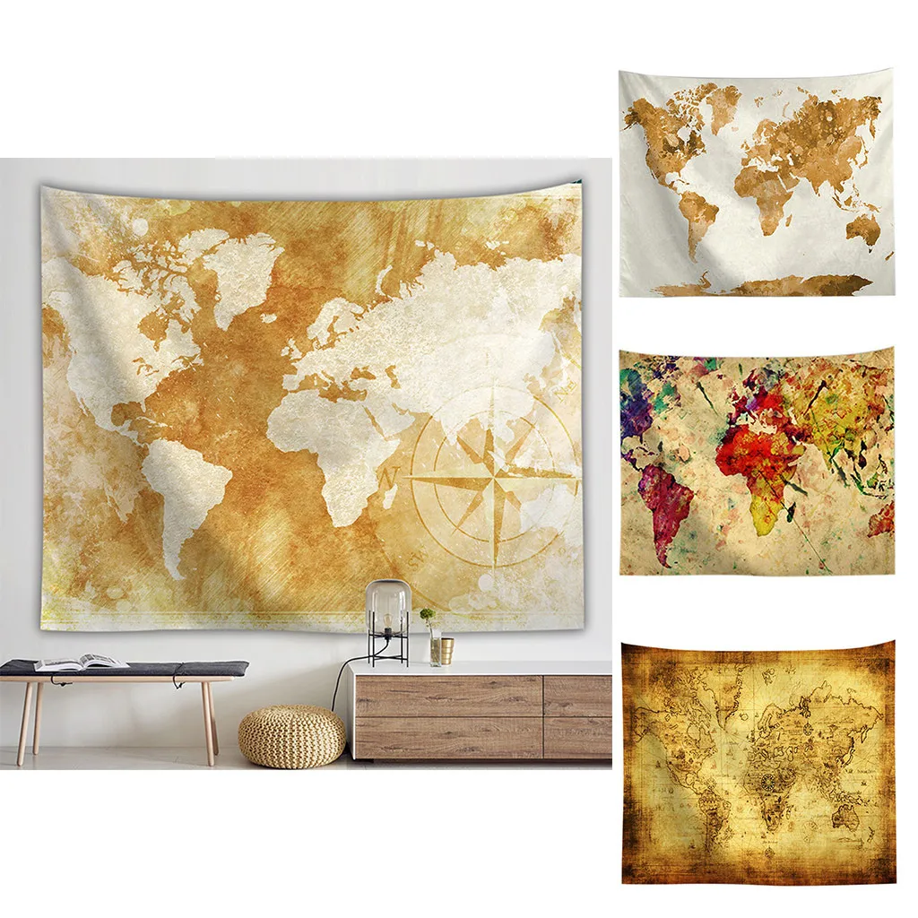 Vintage World Map Wall Tapestries Hanging Hippie Tapestry Bedspread Yoga Mat New Tapestry Beach Home Textile Table Cloth
Vintage World Map Wall Tapestries Hanging Hippie Tapestry Bedspread Yoga Mat New Tapestry Beach Home Textile Table Cloth