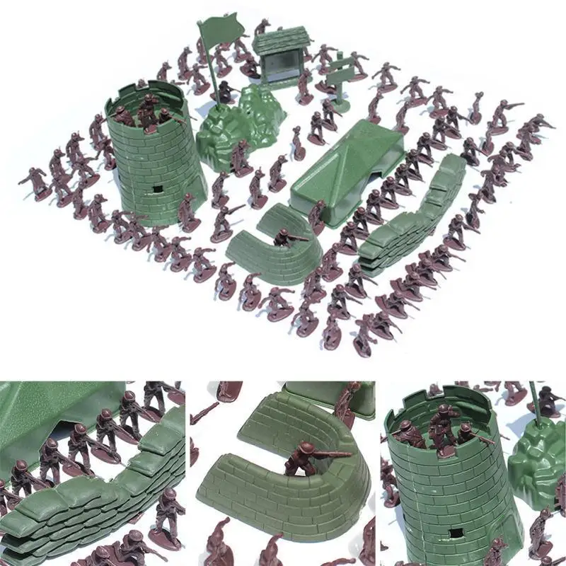100PCS 3CM Army Combat Men Kid Toy Soldiers Military Plastic Figurine Action Figure
100PCS 3CM Army Combat Men Kid Toy Soldiers Military Plastic Figurine Action Figure
