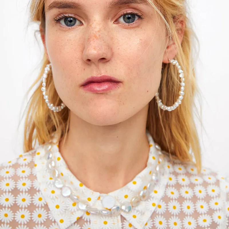 JUJIA Fashion Statement Jewelry za New Handmade Earrings For Women Pearl Shell Drop Dangle Earrings 2019
JUJIA Fashion Statement Jewelry za New Handmade Earrings For Women Pearl Shell Drop Dangle Earrings 2019